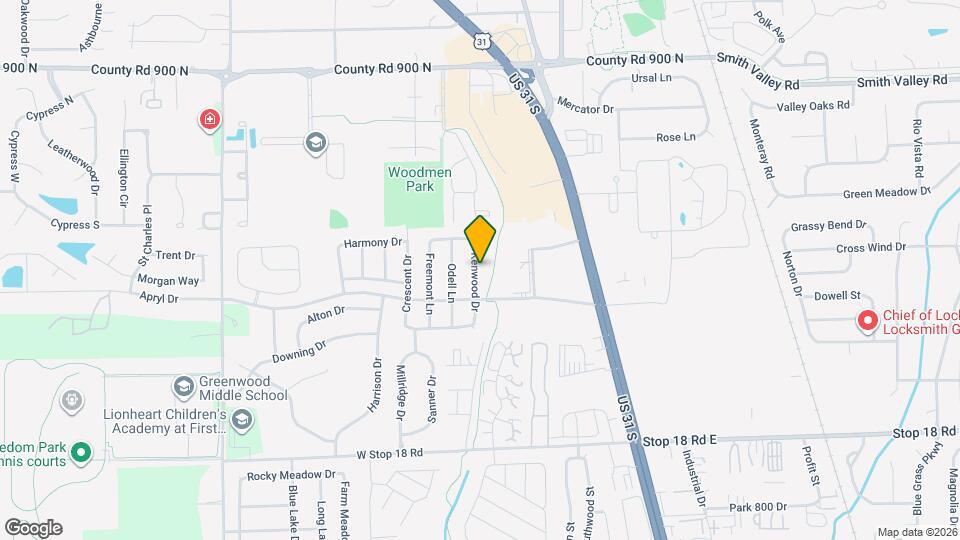 1229 Kenwood Dr Map and Location Details