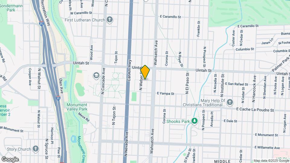 311 E San Rafael St Map and Location Details