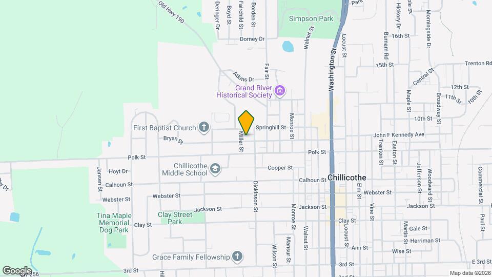 1413 Bryan St Mapa y Detalles de la Ubicación