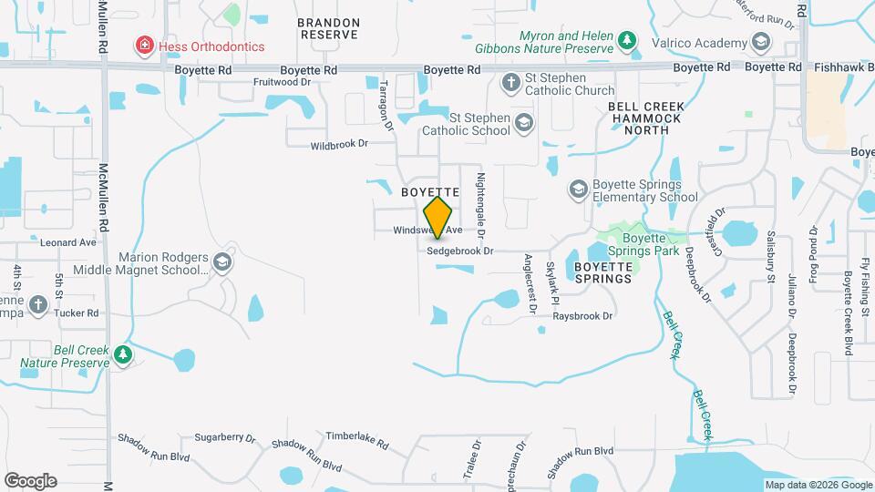 10519 Sedgebrook Dr Mapa y Detalles de la Ubicación