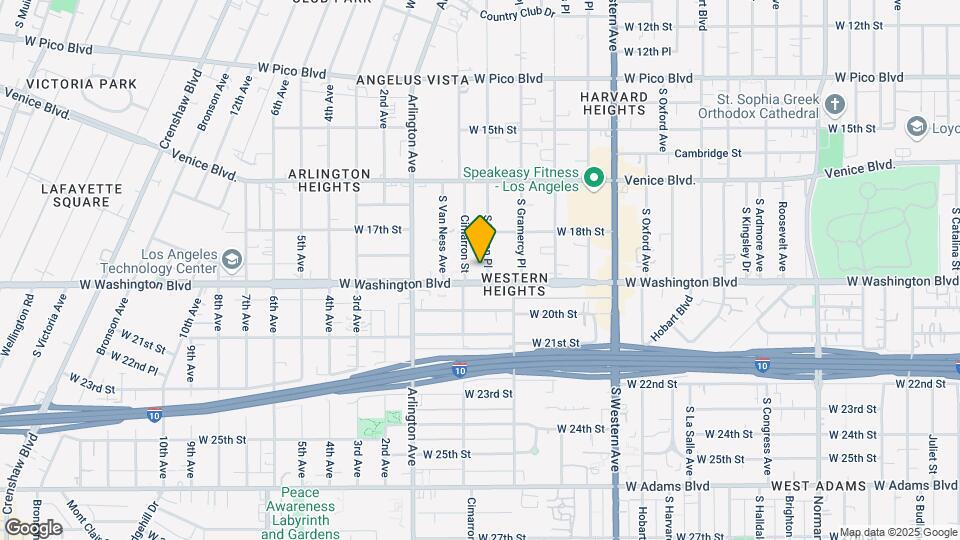 1847 S Wilton Pl Mapa y Detalles de la Ubicación