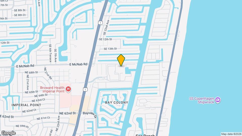 3200      Port Royale Dr N Map and Location Details