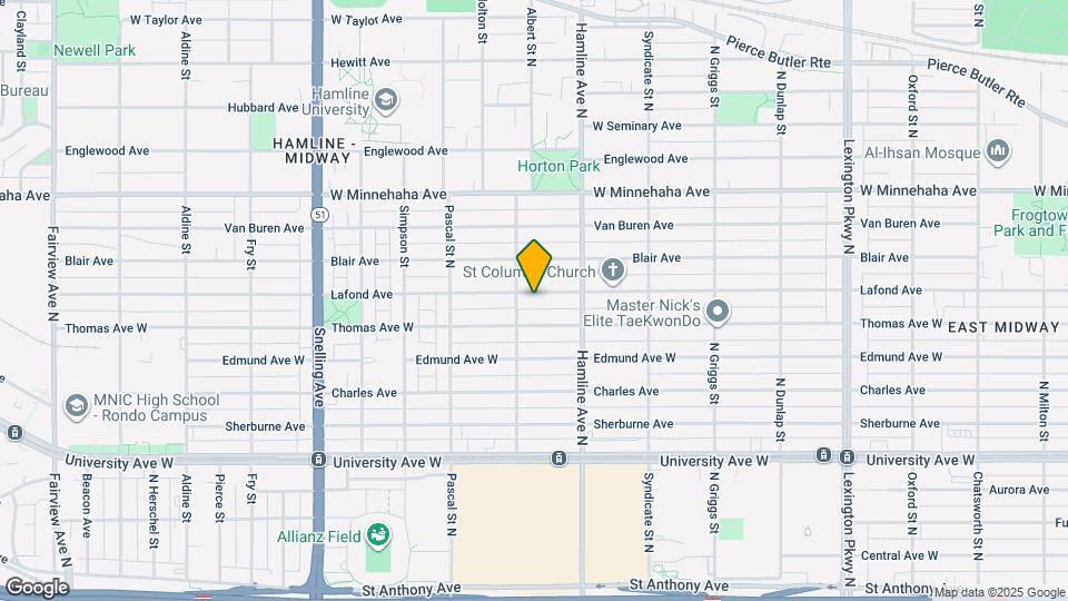 1384 Lafond Ave, Unit 2 Mapa y Detalles de la Ubicación