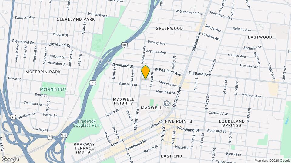942 Maxwell Ave Map and Location Details