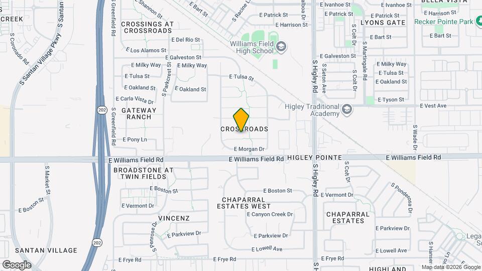 2894 E Pony Ct Map and Location Details