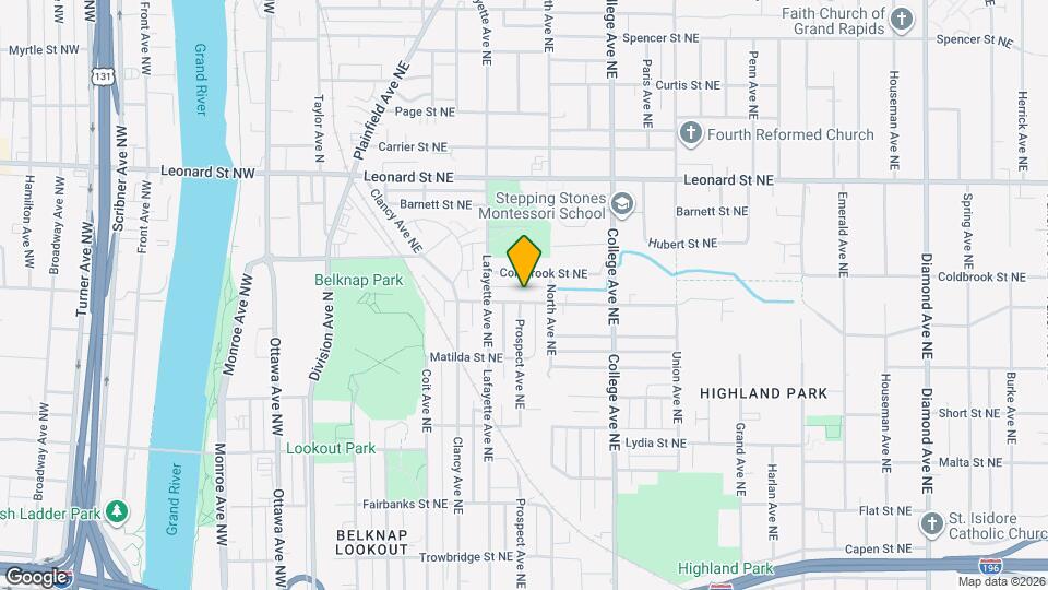 337 Cedar St NE Map and Location Details