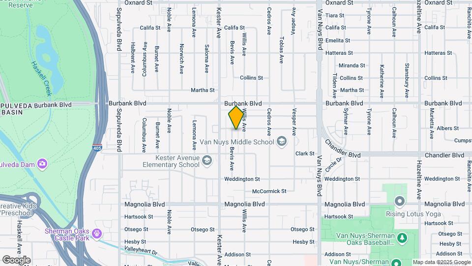 5450 Bevis Ave Map and Location Details