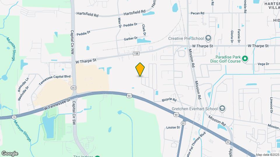 1954 Evanston Ave Map and Location Details