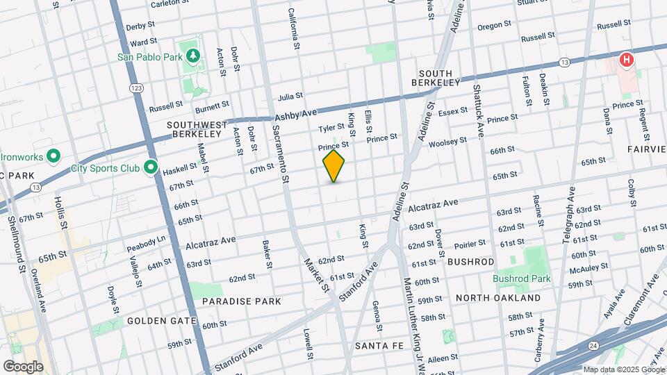 1618 Fairview St Map and Location Details