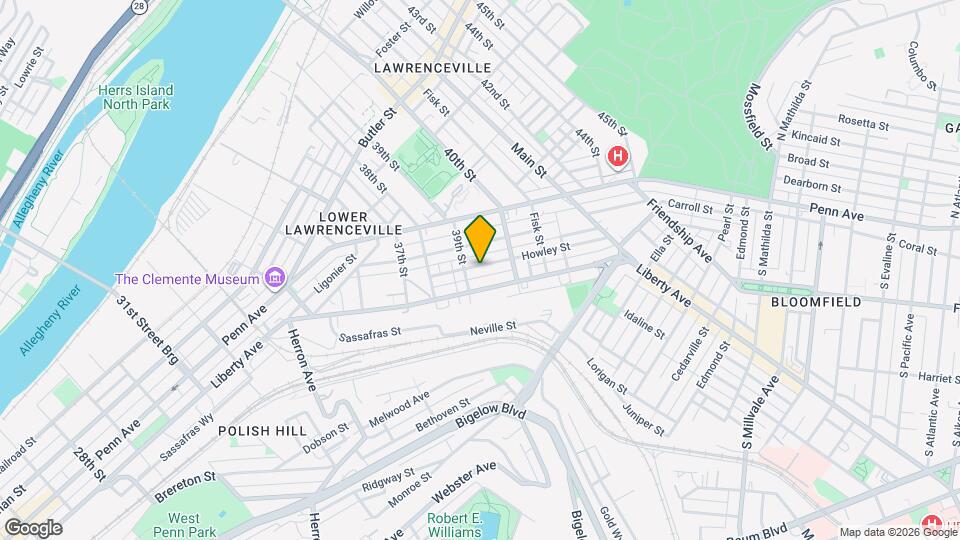 3918 Howley St Map and Location Details