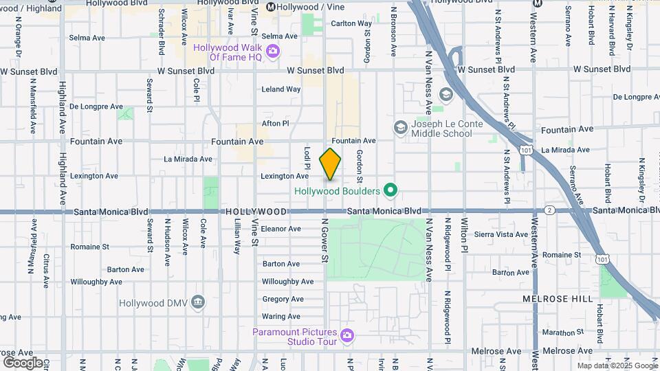 Gower Street Apartments Mapa y Detalles de la Ubicación