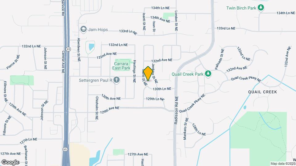 13075 Isanti St NE Map and Location Details