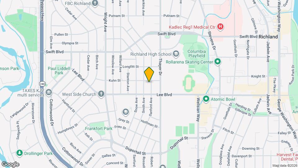 711 Sanford Ave Map and Location Details