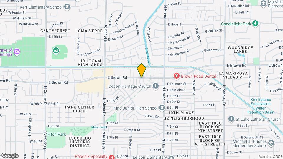 1107 N Wedgewood Dr Map and Location Details