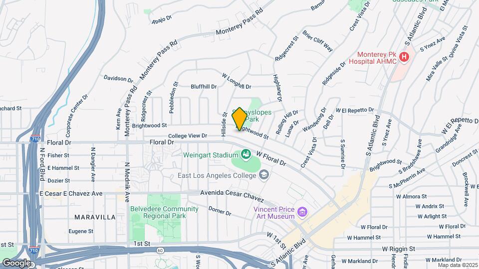 1681 College View Dr Map and Location Details