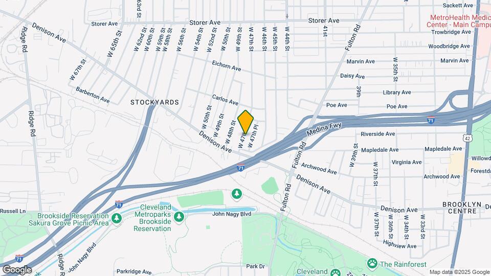 3643 W 47th St Map and Location Details