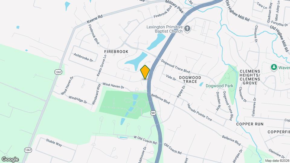 2504 Ashbrooke Dr Map and Location Details