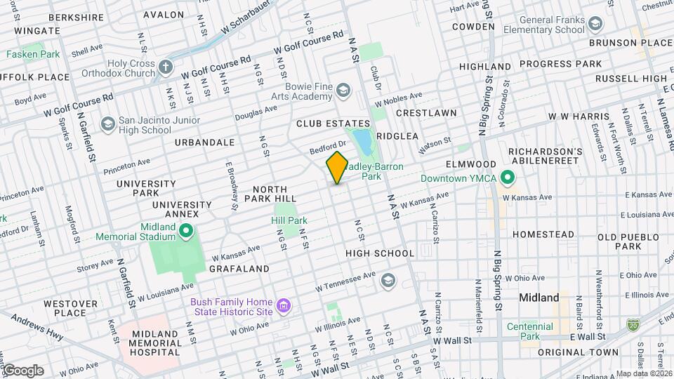 1005 W Cuthbert Ave Map and Location Details