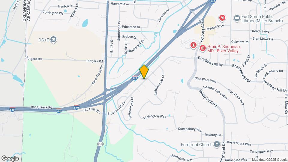 1603 Brooken Hill Dr Map and Location Details