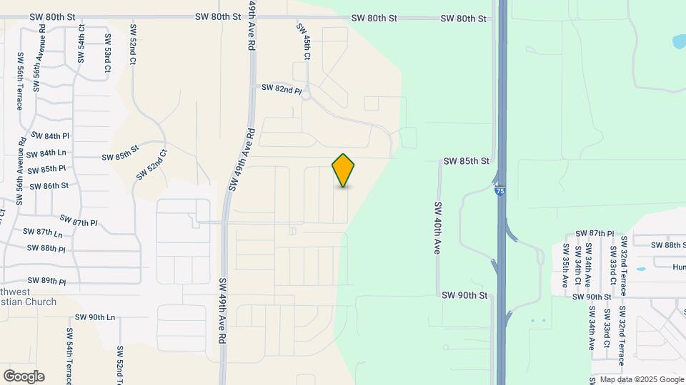 8656 SW 43rd Ter Map and Location Details