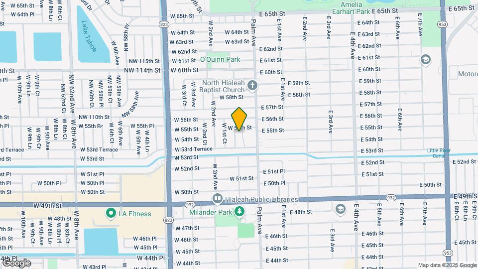 5471 W 1st Ave Map and Location Details