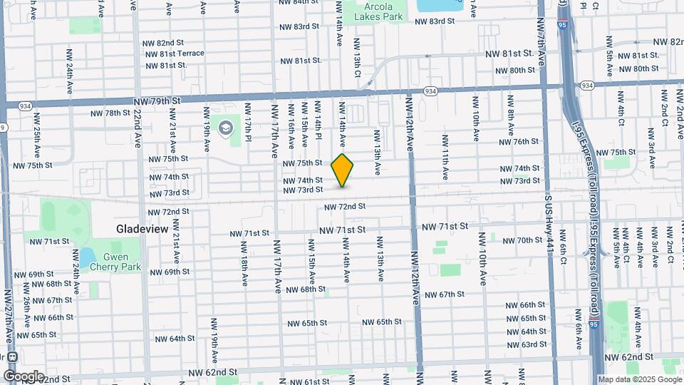 1400 NW 73rd St Map and Location Details