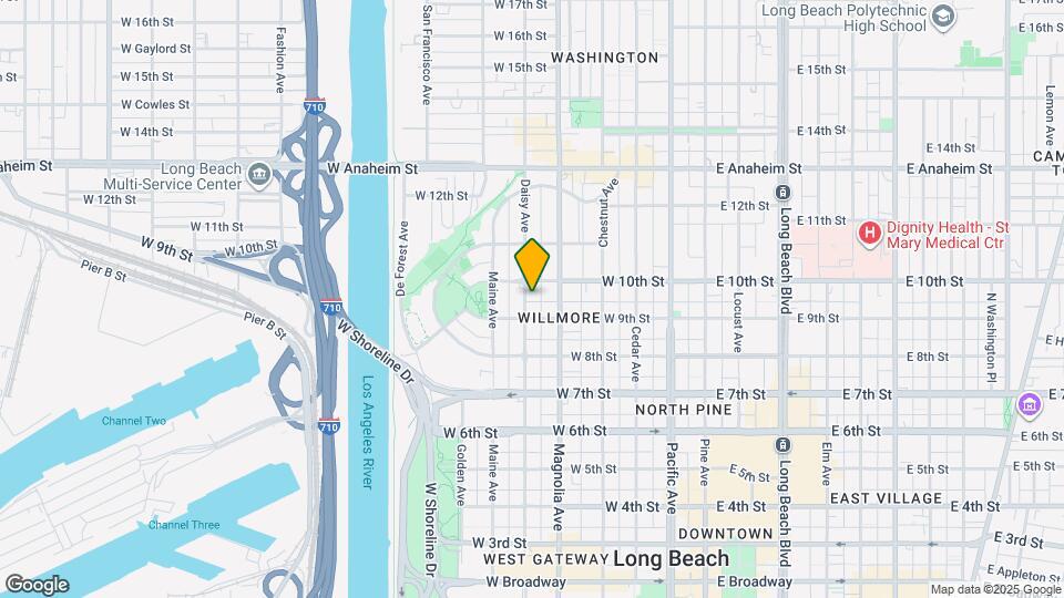 930 Daisy Ave Map and Location Details