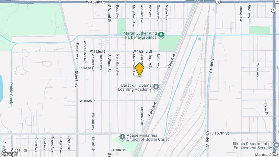 16340 Ashland Ave Map and Location Details