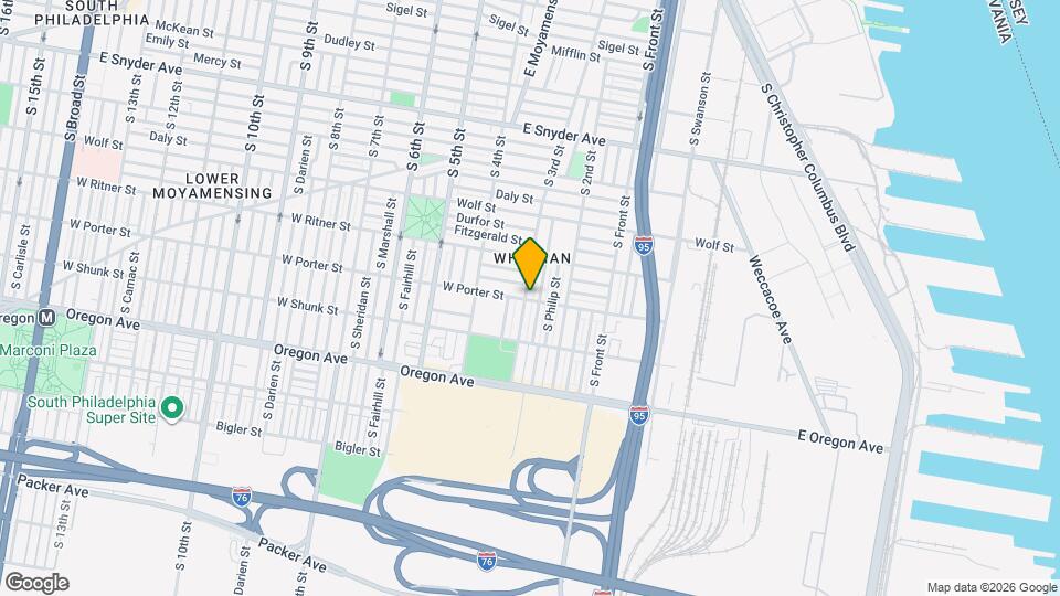 2455 S 3rd St, Unit 2nd floor Map and Location Details