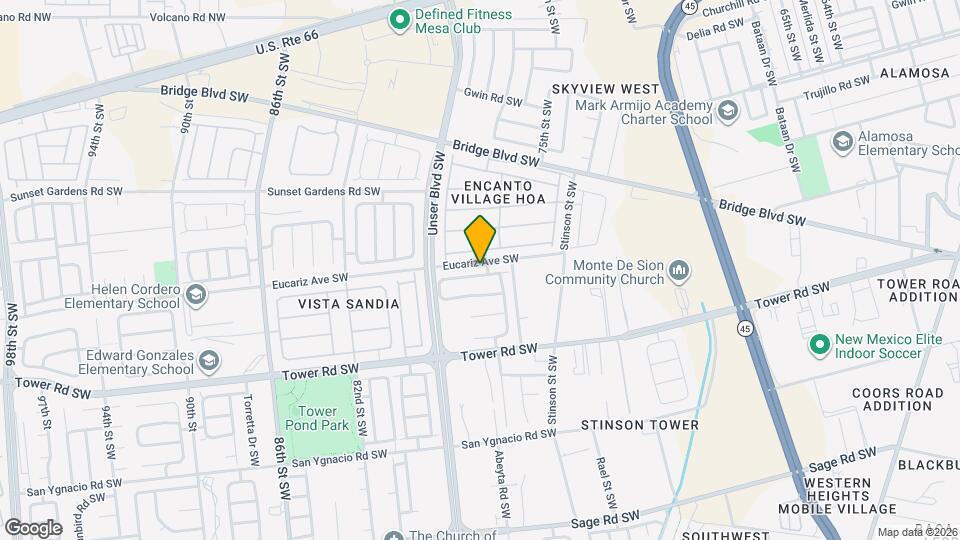 7705 Crepe Myrtle Rd SW Map and Location Details