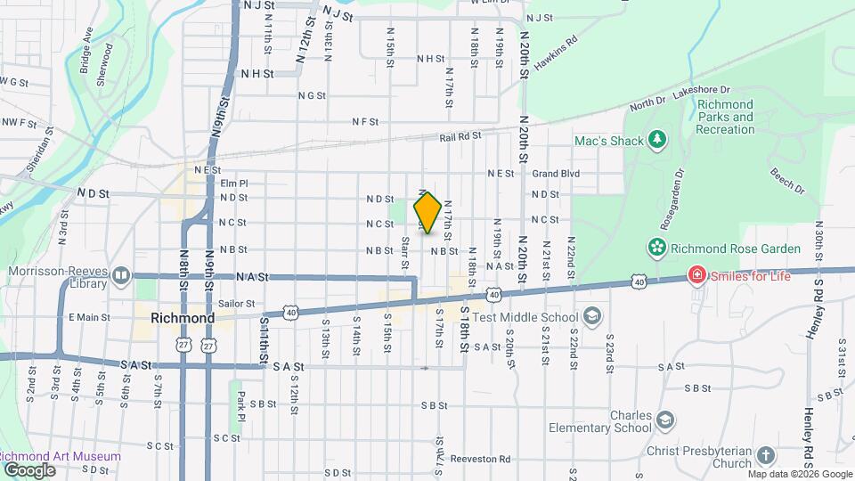 209-211 N 16th St Map and Location Details