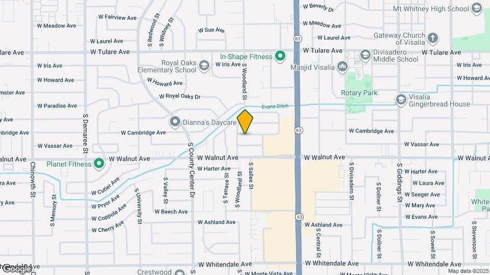 2445 W Cambridge Ave Map and Location Details