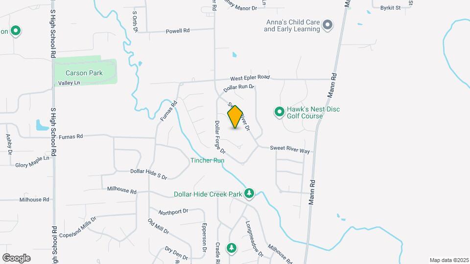 5404 Powder River Ct Mapa y Detalles de la Ubicación