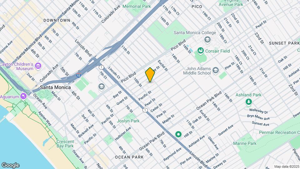 1034 Grant St Map and Location Details