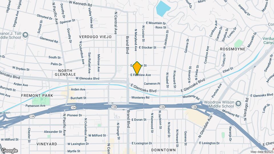 202 E Fairview Ave Mapa y Detalles de la Ubicación
