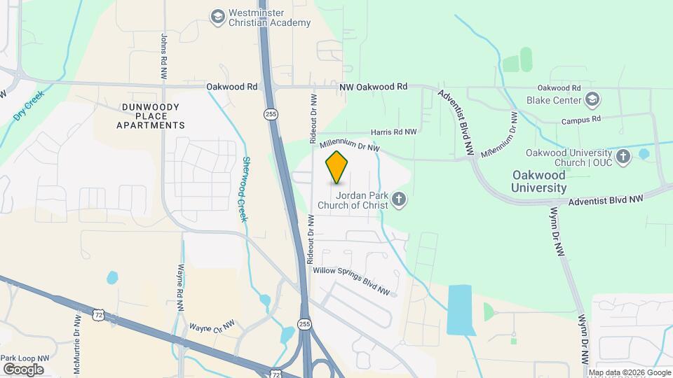 1908 Catchings Dr NW Map and Location Details