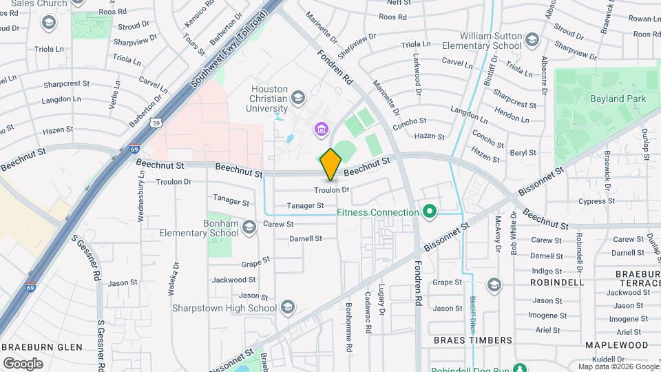 7306 Troulon Dr Map and Location Details