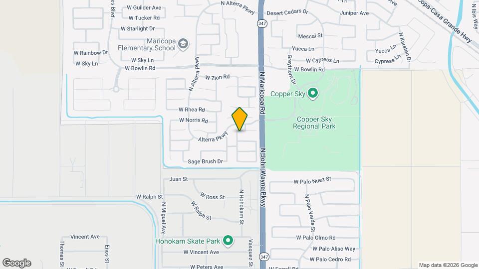 44879 W Desert Garden Rd Map and Location Details