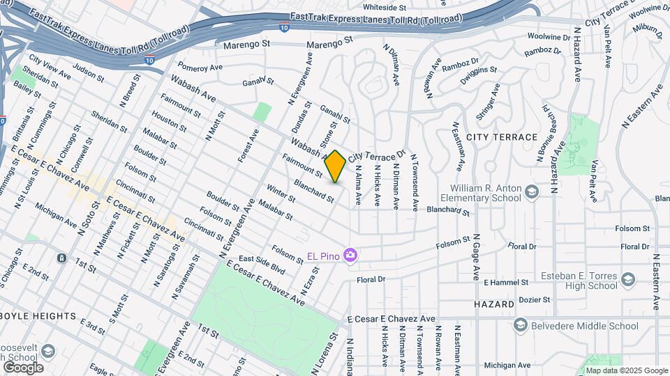 3160 1/2 Fairmount St Mapa y Detalles de la Ubicación