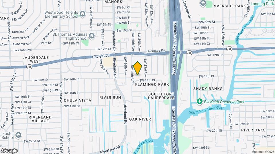 1389 SW 24th Ave Map and Location Details