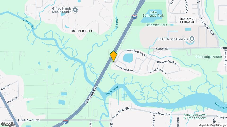 10260 Woodley Creek Rd W Map and Location Details