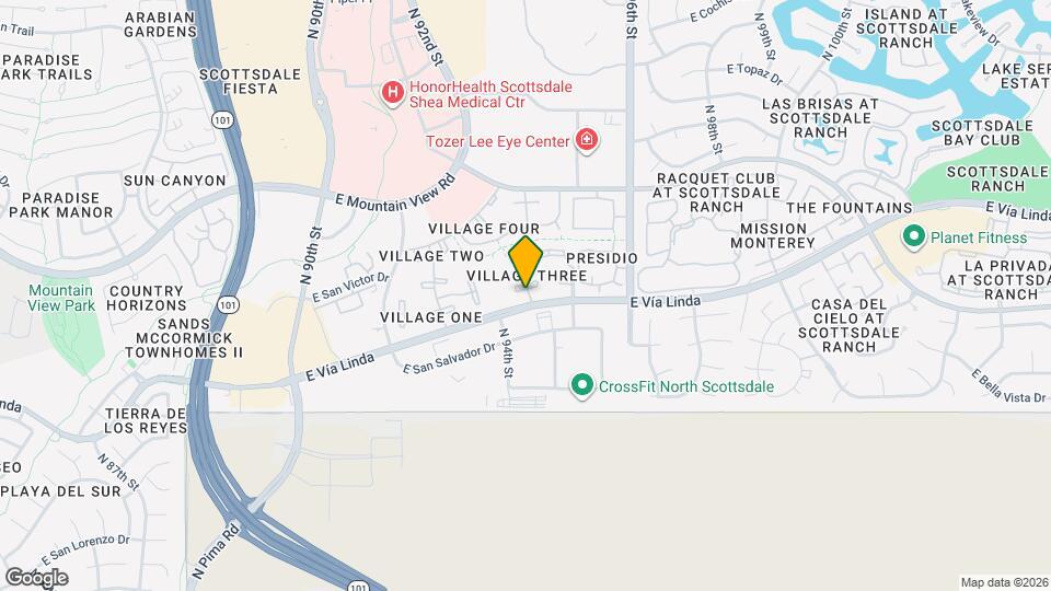 9450 N 94th Pl Mapa y Detalles de la Ubicación
