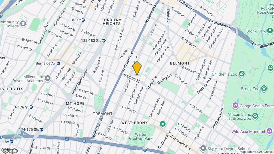 2115 Washington Ave Map and Location Details