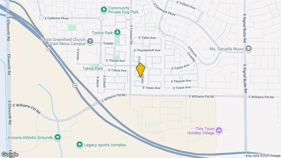 10050 E Tiburon Ave Map and Location Details