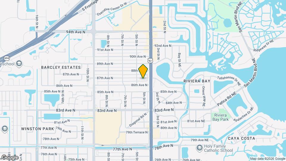 8627 5th St N Map and Location Details