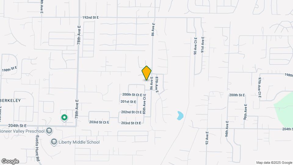 8529 199th St Ct E Map and Location Details