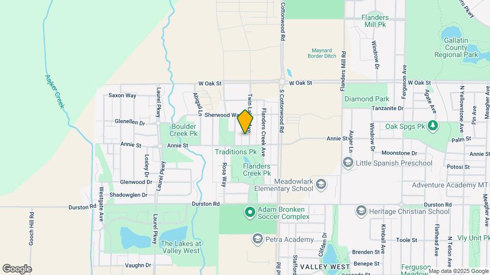 947 Twin Lakes Ave Map and Location Details