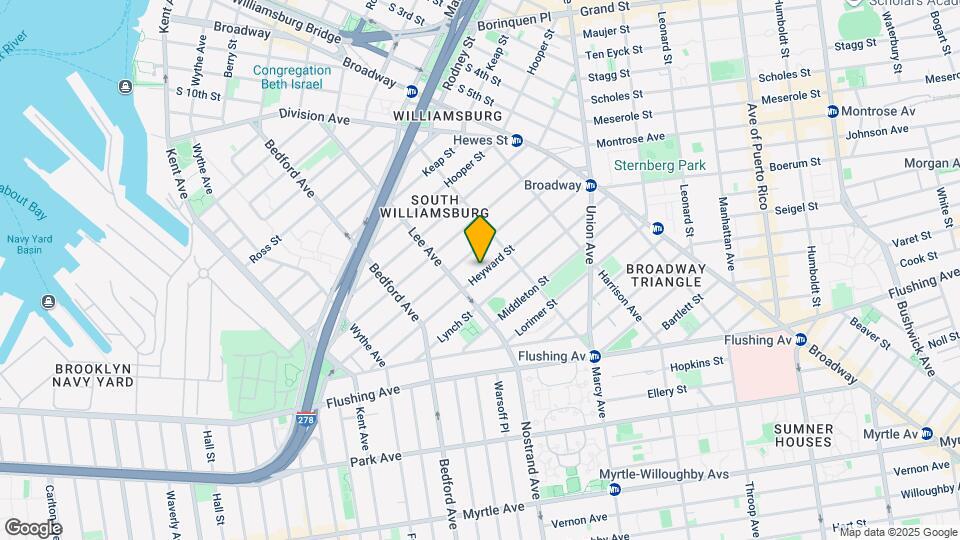 161 Heyward St Mapa y Detalles de la Ubicación