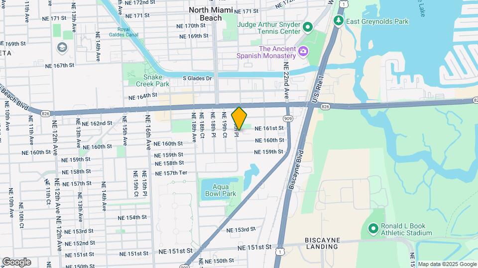16041 NE 19th Pl Mapa y Detalles de la Ubicación