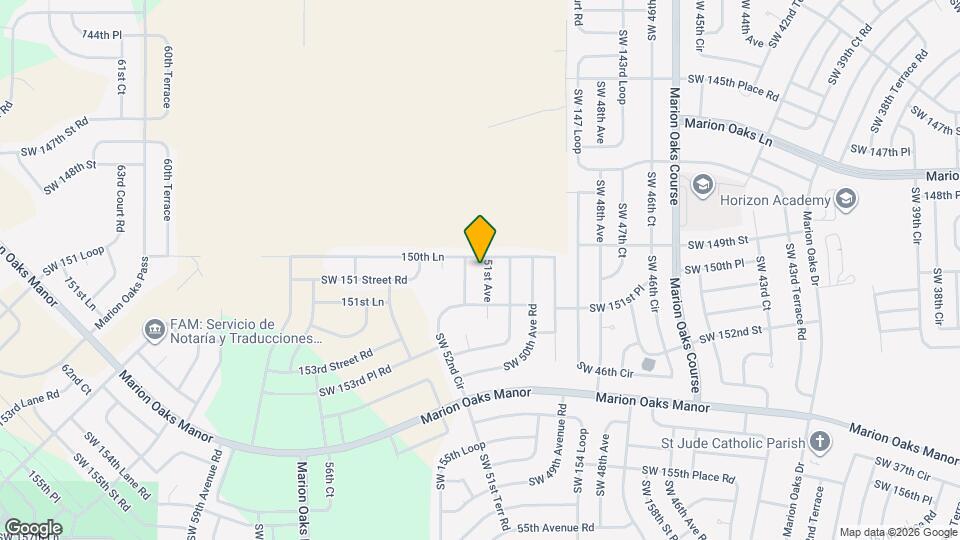 15096 SW 51st Ave Map and Location Details